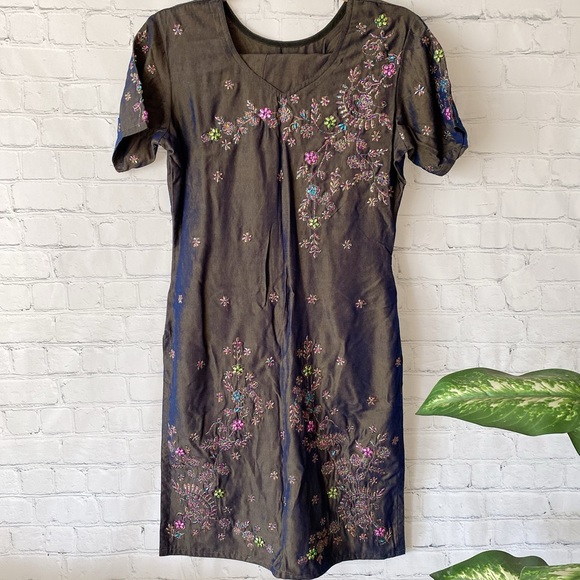 3 Piece Indian Punjabi Pakistani Suit - Traditional Ethnic Wear - Embroidered - Picture 1 of 8